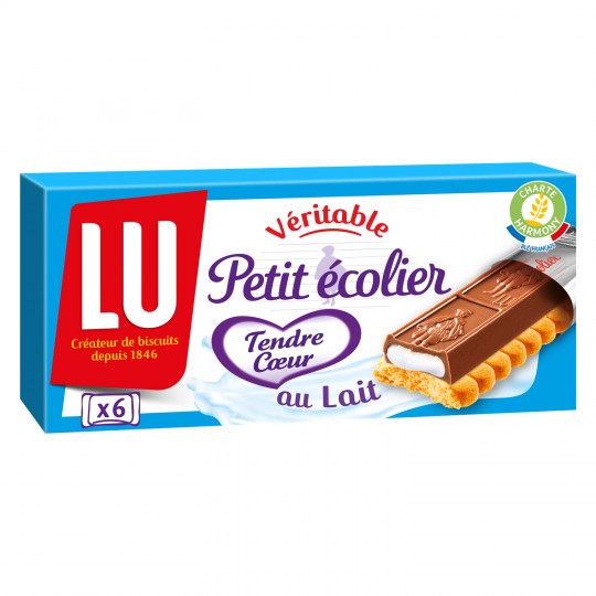 Lu Petit Ecolier Chocolat Tendre Coeur De Lait 